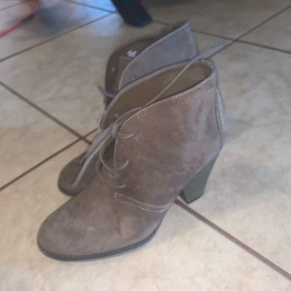 Brown Suede booties